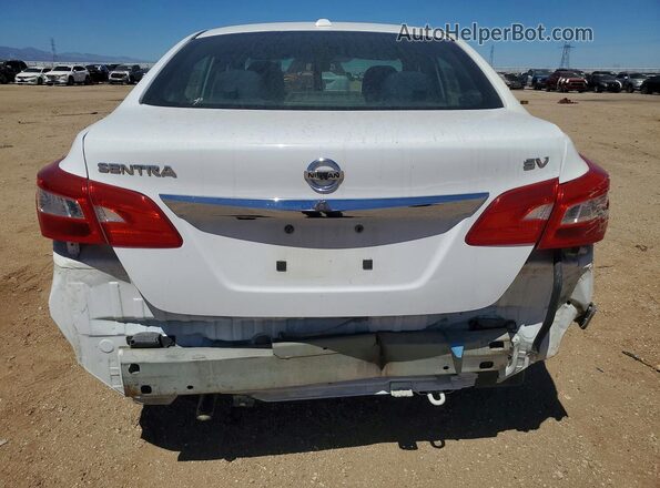 3N1AB7AP5KY374988 2019 NISSAN SENTRA White Vista trasera