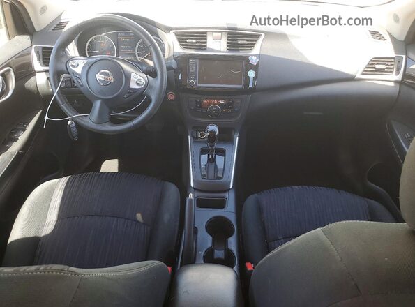 3N1AB7AP5KY374988 2019 NISSAN SENTRA White Vista del salpicadero