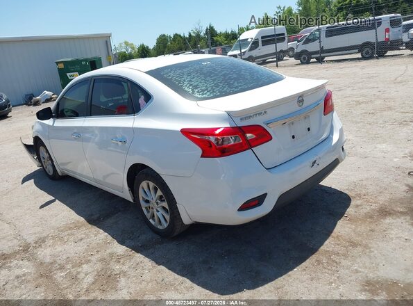 3N1AB7AP5KY378538 2019 NISSAN SENTRA White Rear left
