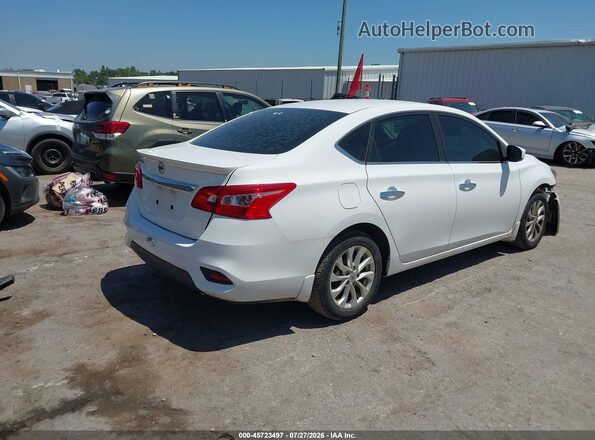 3N1AB7AP5KY378538 2019 NISSAN SENTRA White Rear right