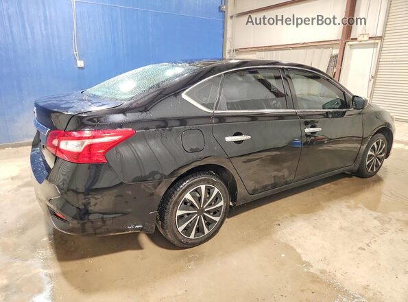 3N1AB7AP5KY389085 2019 NISSAN SENTRA Black Tył prawy