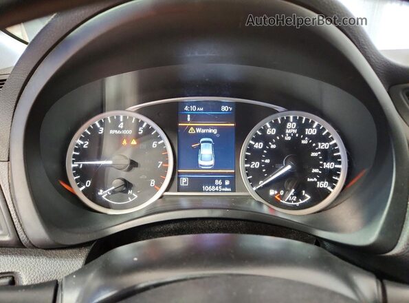 3N1AB7AP5KY389085 2019 NISSAN SENTRA Black Widok zestawu wskaźników