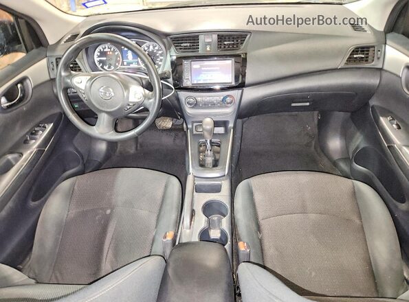 3N1AB7AP5KY389085 2019 NISSAN SENTRA Black Widok deski rozdzielczej