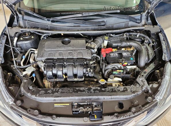 3N1AB7AP5KY389085 2019 NISSAN SENTRA Black Widok wnętrza z tyłu
