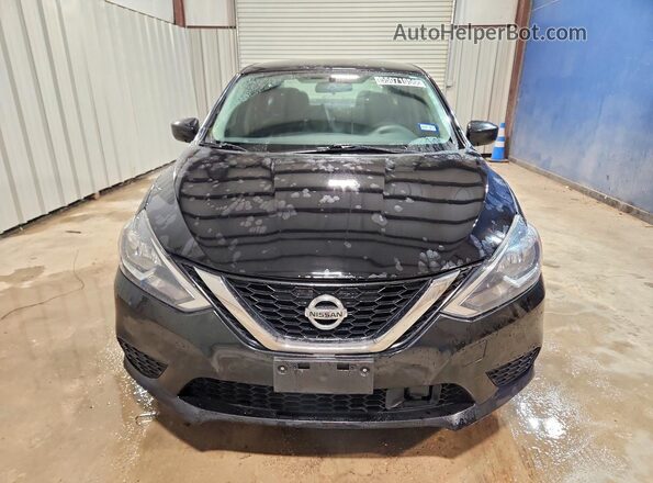3N1AB7AP5KY389085 2019 NISSAN SENTRA Black Widok z przodu