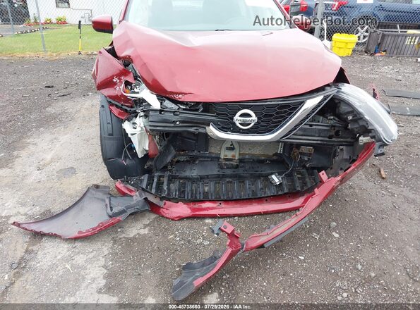 3N1AB7AP5KY398577 2019 NISSAN SENTRA Красный Вид спереди