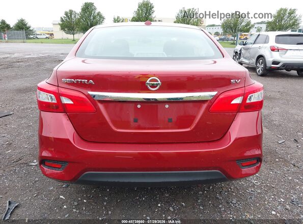 3N1AB7AP5KY398577 2019 NISSAN SENTRA Красный 
