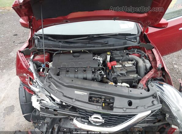 3N1AB7AP5KY398577 2019 NISSAN SENTRA Красный Вид сзади