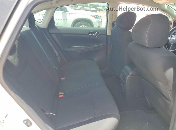 3N1AB7AP5KY409710 2019 NISSAN SENTRA White Հետևի նստատեղերի տեսք