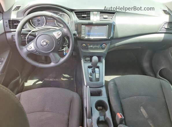 3N1AB7AP5KY409710 2019 NISSAN SENTRA White Առջևի վահանակի տեսք