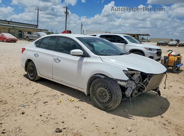 3N1AB7AP5KY409710 2019 NISSAN SENTRA White Առջևի աջ