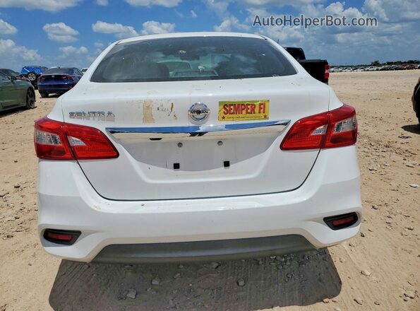 3N1AB7AP5KY409710 2019 NISSAN SENTRA White Հետևի տեսք
