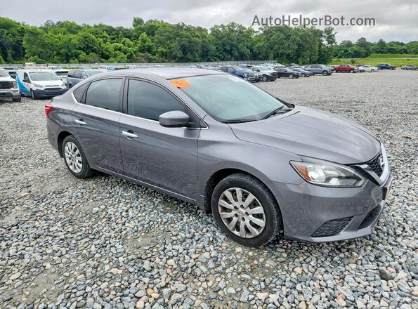 3N1AB7AP5KY416656 2019 NISSAN SENTRA Gray Առջևի աջ