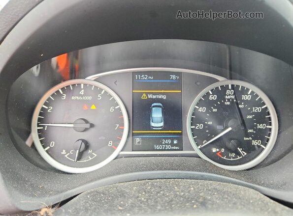 3N1AB7AP5KY416656 2019 NISSAN SENTRA Gray Սարքավորումների վահանակի տեսք