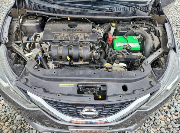 3N1AB7AP5KY416656 2019 NISSAN SENTRA Gray Սալոնի հետևի տեսք