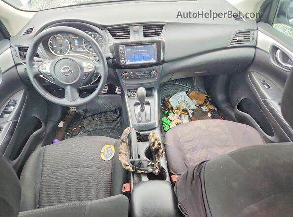 3N1AB7AP5KY416656 2019 NISSAN SENTRA Gray Առջևի վահանակի տեսք