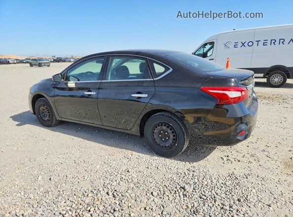 3N1AB7AP5KY443632 2019 NISSAN SENTRA Black Հետևի ձախ