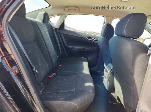 3N1AB7AP5KY443632 2019 NISSAN SENTRA Black Հետևի նստատեղերի տեսք