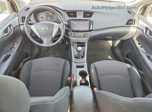 3N1AB7AP5KY443632 2019 NISSAN SENTRA Black Առջևի վահանակի տեսք