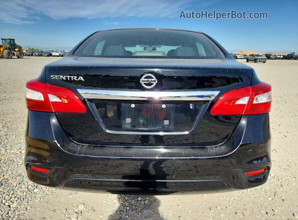 3N1AB7AP5KY443632 2019 NISSAN SENTRA Black Հետևի տեսք