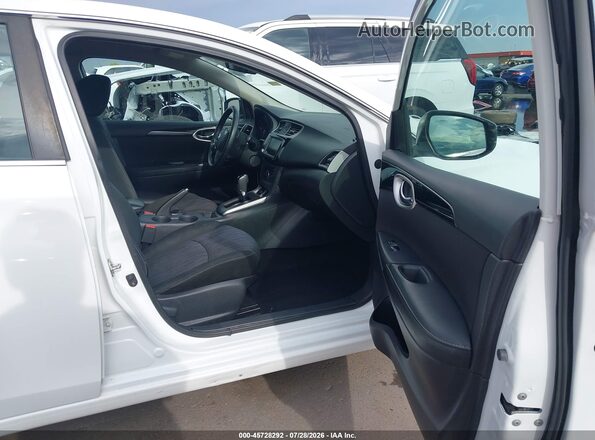 3N1AB7AP5KY456560 2019 NISSAN SENTRA White Սալոնի դիմացի տեսք