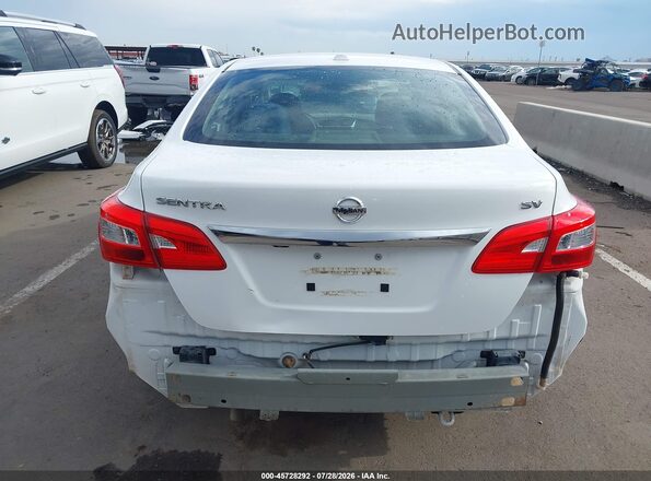 3N1AB7AP5KY456560 2019 NISSAN SENTRA White Դիմացի տեսք