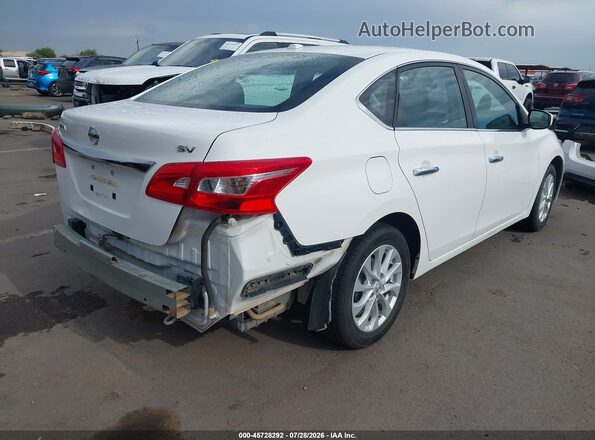 3N1AB7AP5KY456560 2019 NISSAN SENTRA White Հետևի աջ