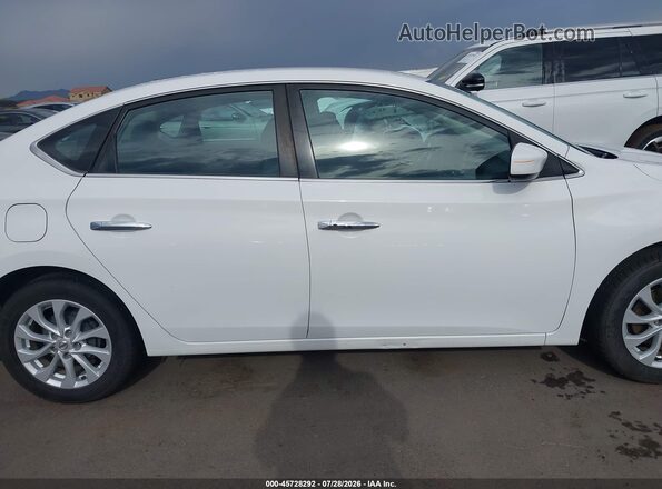 3N1AB7AP5KY456560 2019 NISSAN SENTRA White Սալոնի 360 աստիճան տեսք