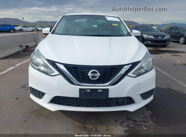 3N1AB7AP5KY456560 2019 NISSAN SENTRA White Սալոնի հետևի տեսք