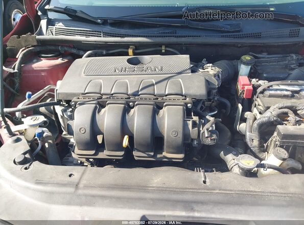 3N1AB7AP6GL655606 2016 NISSAN SENTRA Red უკანა ხედი