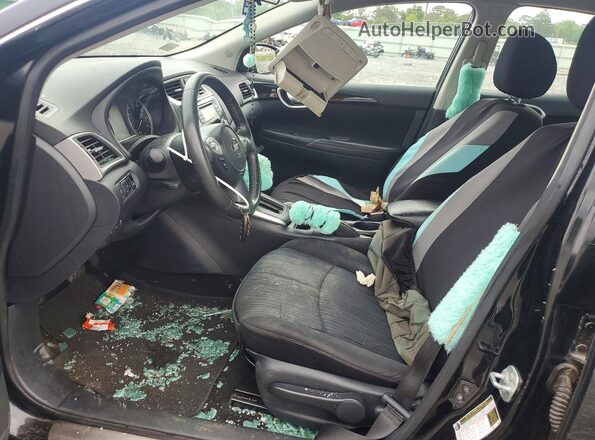 3N1AB7AP6GL673460 2016 NISSAN SENTRA Black Front interior view