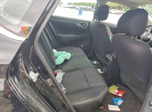 3N1AB7AP6GL673460 2016 NISSAN SENTRA Black Rear seats view