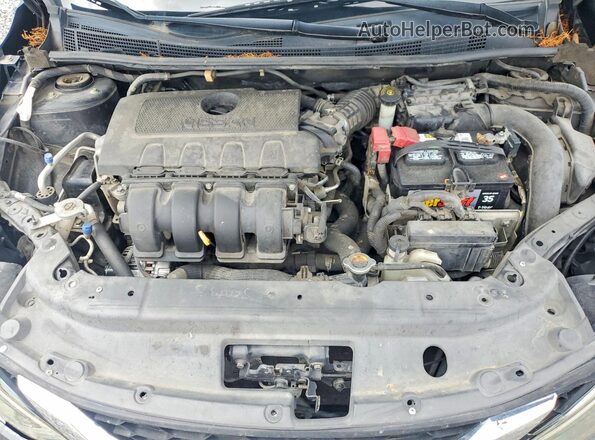 3N1AB7AP6GL673460 2016 NISSAN SENTRA Black Rear interior view
