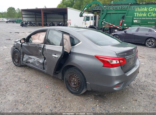 3N1AB7AP6GL682997 2016 NISSAN SENTRA Gray Trasero izquierdo