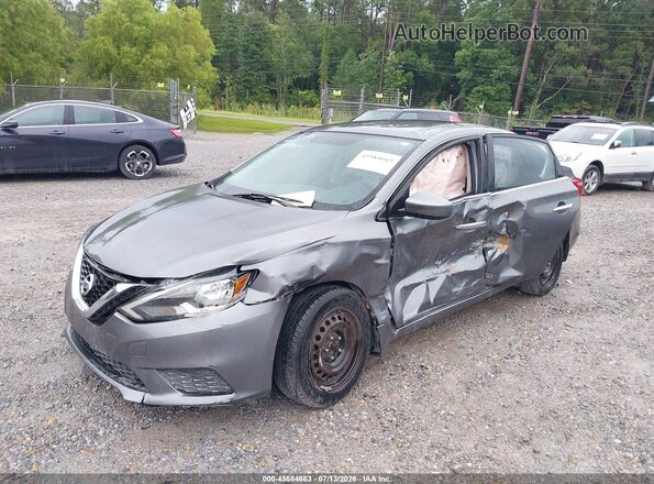 3N1AB7AP6GL682997 2016 NISSAN SENTRA Gray Vista tres cuartos delantera izquierda