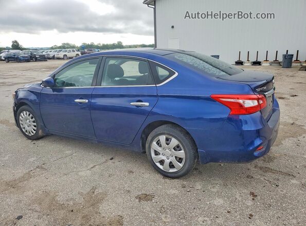 3N1AB7AP6GY218157 2016 NISSAN SENTRA Синий Задняя левая четверть