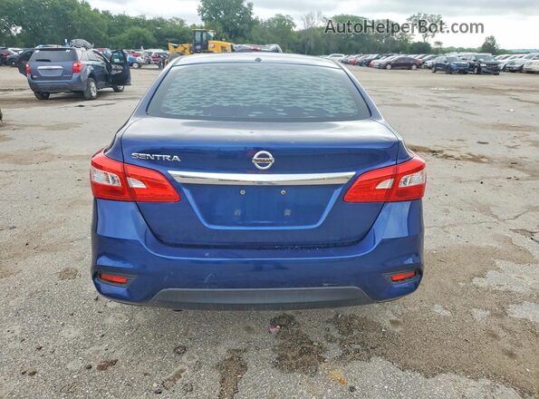 3N1AB7AP6GY218157 2016 NISSAN SENTRA Синий Вид сзади