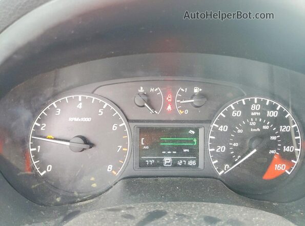 3N1AB7AP6GY218157 2016 NISSAN SENTRA Синий Вид щитка приборов