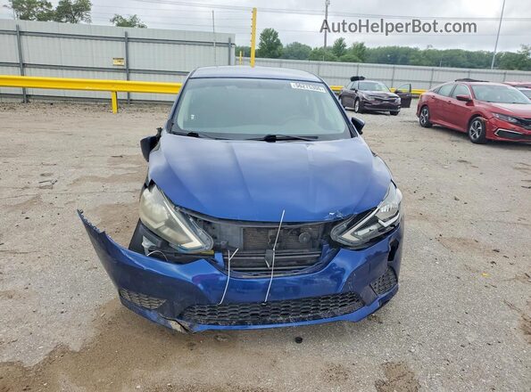 3N1AB7AP6GY218157 2016 NISSAN SENTRA Синий Вид спереди