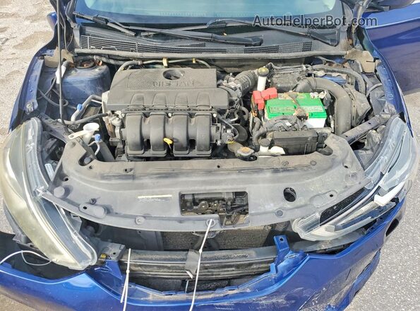 3N1AB7AP6GY218157 2016 NISSAN SENTRA Синий Вид задней части салона