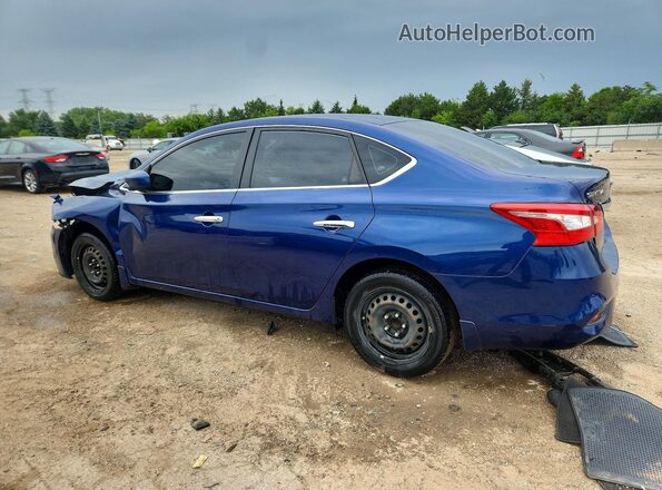 3N1AB7AP6GY236402 2016 NISSAN SENTRA Blue Задня ліва чверть