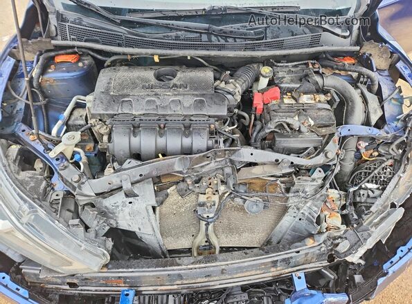 3N1AB7AP6GY236402 2016 NISSAN SENTRA Blue Вид задньої частини салону