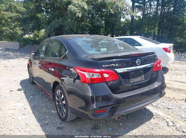 3N1AB7AP6GY250316 2016 NISSAN SENTRA Black უკანა მარცხენა