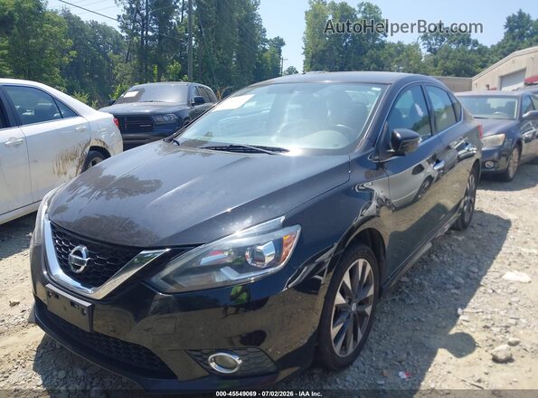 3N1AB7AP6GY250316 2016 NISSAN SENTRA Black წინა მარცხენა ხედი სამი მეოთხედიდან