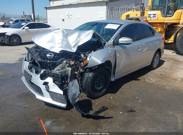 3N1AB7AP6GY251577 2016 NISSAN SENTRA Silver Przód lewy