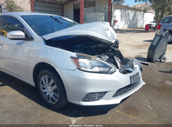 3N1AB7AP6GY251577 2016 NISSAN SENTRA Silver Widok wnętrza z tyłu