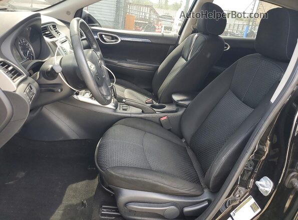 3N1AB7AP6GY257251 2016 NISSAN SENTRA Black Вид салону спереду