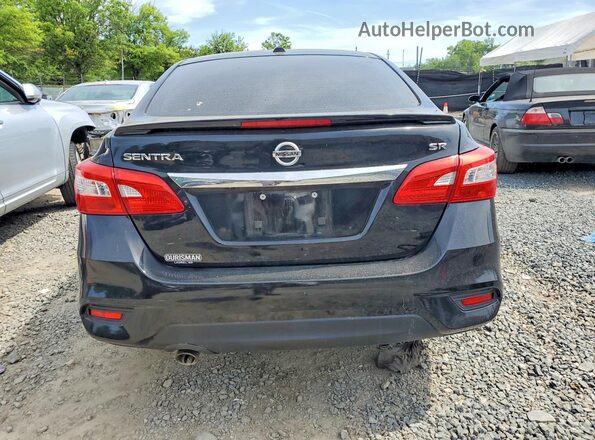 3N1AB7AP6GY257251 2016 NISSAN SENTRA Black Вид ззаду