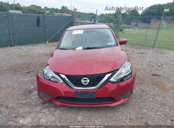 3N1AB7AP6GY269030 2016 NISSAN SENTRA Красный Вид задней части салона