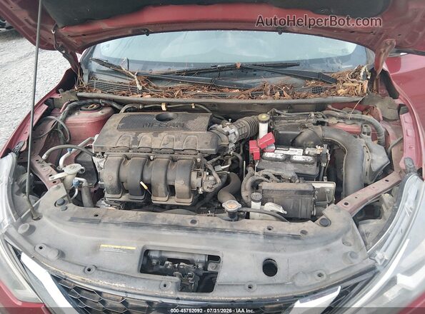 3N1AB7AP6GY283736 2016 NISSAN SENTRA Red Widok z tyłu